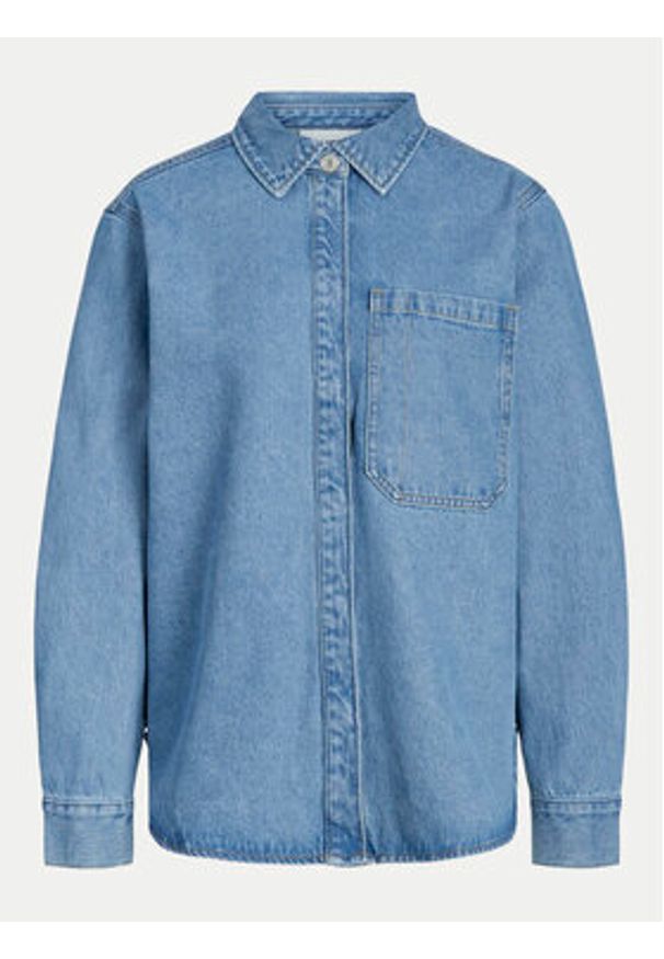 JJXX Koszula jeansowa Jama 12259300 Niebieski Relaxed Fit. Kolor: niebieski. Materiał: bawełna