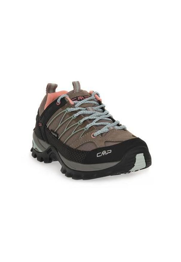 Buty trekkingowe damskie CMP Rigel Low. Zapięcie: sznurówki. Kolor: brązowy. Materiał: materiał. Szerokość cholewki: normalna. Styl: sportowy