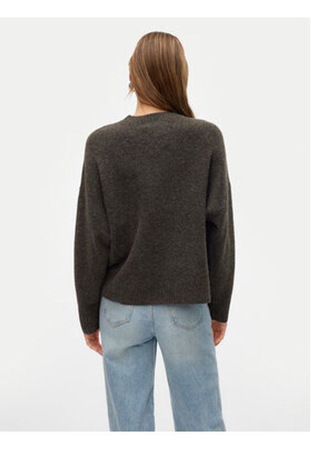 Vero Moda Sweter Boom 10320463 Brązowy Loose Fit. Kolor: brązowy. Materiał: syntetyk