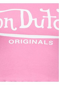 Von Dutch Top Ashley 6231062 Różowy Slim Fit. Kolor: różowy. Materiał: bawełna