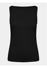 Pieces Top Anora 17148788 Czarny Regular Fit. Kolor: czarny. Materiał: syntetyk #4