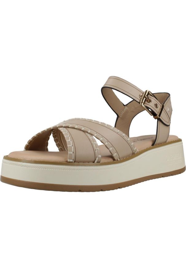 Carmela - Sandały CARMELA 162245C Beżowy. Kolor: beżowy. Materiał: tkanina, skóra. Sezon: lato