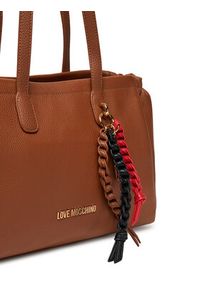 Love Moschino - LOVE MOSCHINO Torebka JC4306PP0MK1120A Brązowy. Kolor: brązowy. Materiał: skórzane #4