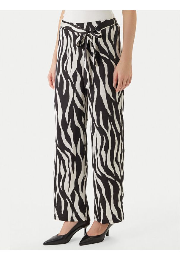 Morgan Spodnie materiałowe 261-PCLAMY Kolorowy Regular Fit. Materiał: syntetyk. Wzór: kolorowy