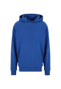 Bluza z kapturem Urban Classics Light Terry. Typ kołnierza: kaptur. Kolor: niebieski. Materiał: materiał #1