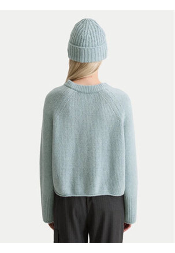 Marc O'Polo Kardigan 509 6121 61093 Niebieski Relaxed Fit. Typ kołnierza: polo. Kolor: niebieski. Materiał: wełna