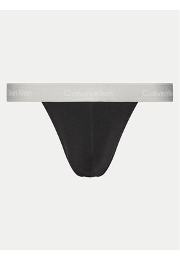 Calvin Klein Underwear Komplet 3 par stringów LV00NB4386 Czarny. Kolor: czarny. Materiał: bawełna