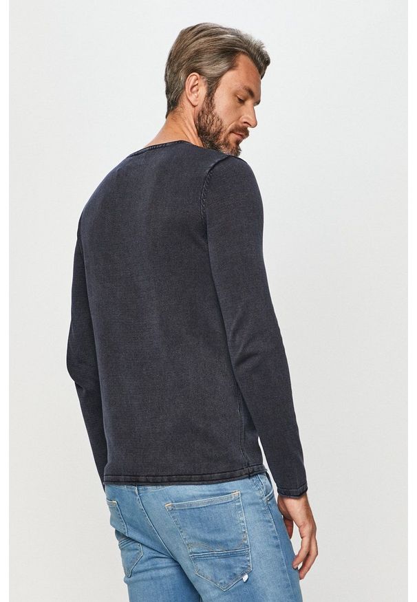 Jack & Jones - Sweter. Okazja: na co dzień. Kolor: niebieski. Materiał: dzianina, materiał. Styl: casual