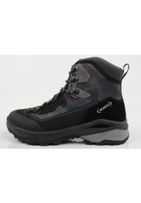 Buty sportowe trekkingowe męskie Aku Adapta Gore-tex trwałe i wygodne. Kolor: szary. Materiał: skóra, materiał. Technologia: Gore-Tex