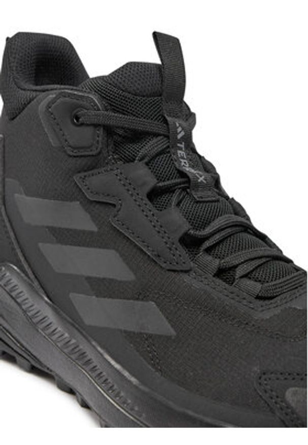 Adidas - adidas Trekkingi Terrex Anylander Mid Rain.Rdy ID3473 Czarny. Kolor: czarny. Materiał: materiał, mesh