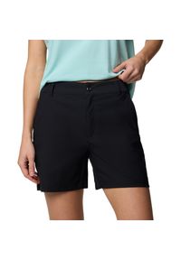 columbia - Spodenki sportowe damskie Leslie Falls Short II. Kolor: czarny. Materiał: elastan, nylon. Długość: krótkie