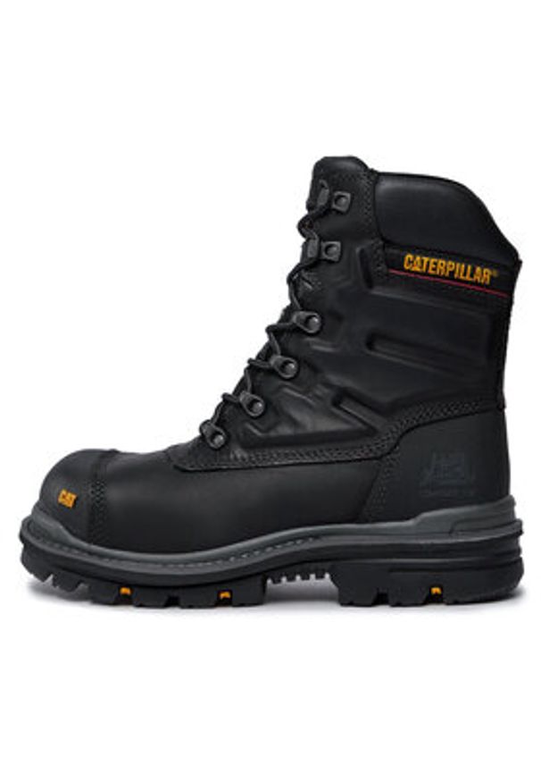 CAT Footwear Trapery Premier 8'' Wr Tx P720150 Czarny. Kolor: czarny. Materiał: nubuk, skóra