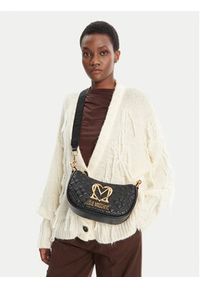 Love Moschino - LOVE MOSCHINO Torebka JC4301PP1NK1200A Czarny. Kolor: czarny. Materiał: skórzane