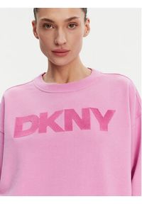 DKNY Bluza DP5T1140 Różowy Regular Fit. Kolor: różowy. Materiał: bawełna #3