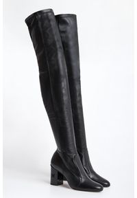 Max Mara Accessori - Kozaki damskie Damierboot MAX MARA ACCESSORI