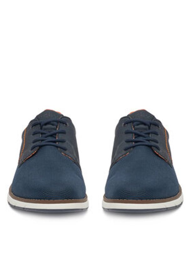 Rieker Sneakersy 11301-14 Granatowy. Kolor: niebieski. Materiał: materiał
