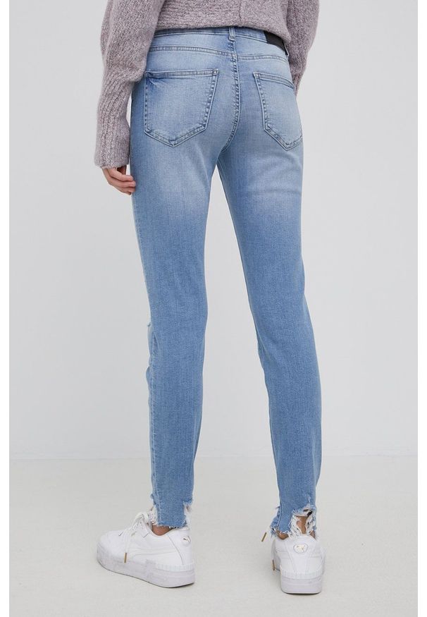 Noisy may - Noisy May jeansy damskie medium waist. Kolor: niebieski