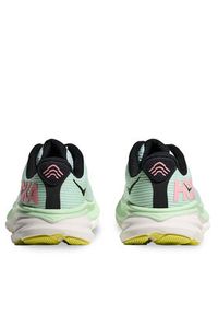 HOKA - Hoka Buty do biegania Clifton 9 1131170 Zielony. Kolor: zielony. Materiał: materiał