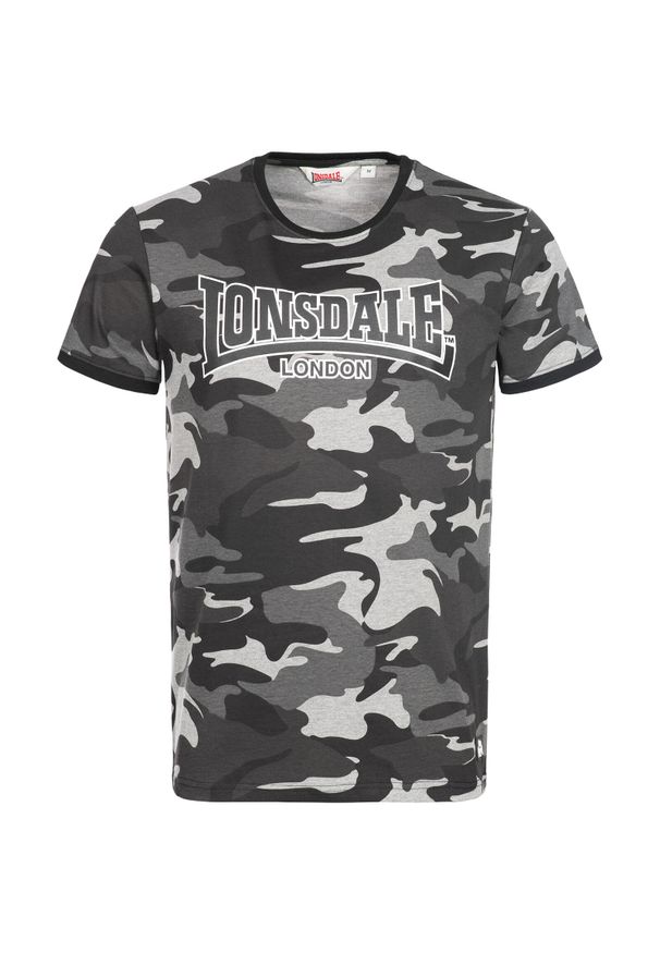 T-shirt o wąskim kroju Lonsdale Cobbet. Kolor: szary