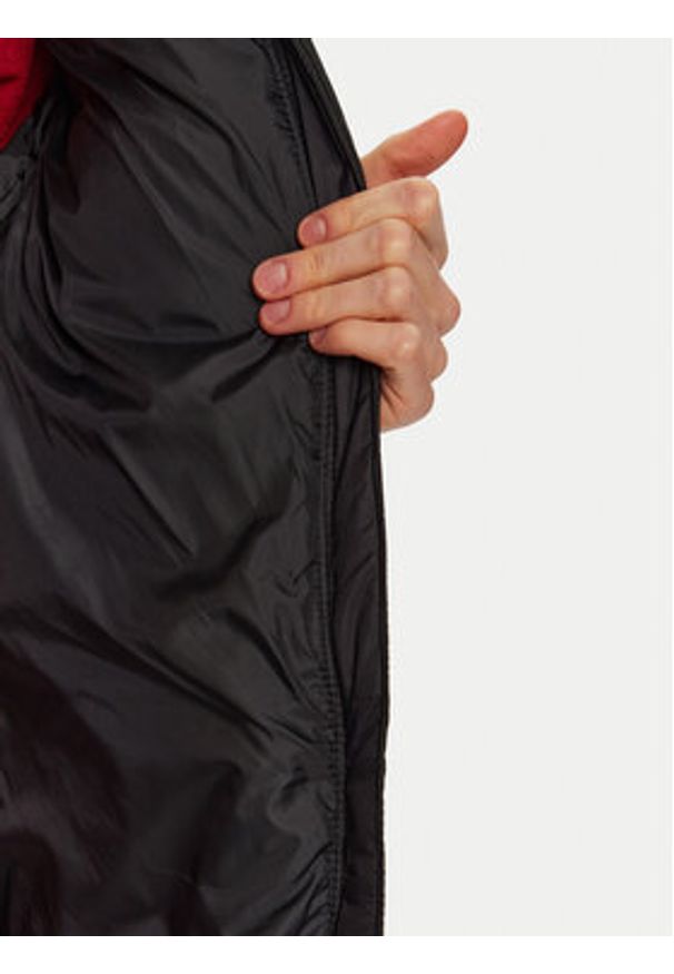 Napapijri Płaszcz zimowy A-Box Logo NP0A4HZ3 Czarny Regular Fit. Kolor: czarny. Materiał: syntetyk. Sezon: zima