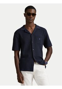 Polo Ralph Lauren Koszula 710P04442001 Granatowy Regular Fit. Typ kołnierza: polo. Kolor: niebieski. Materiał: bawełna #1
