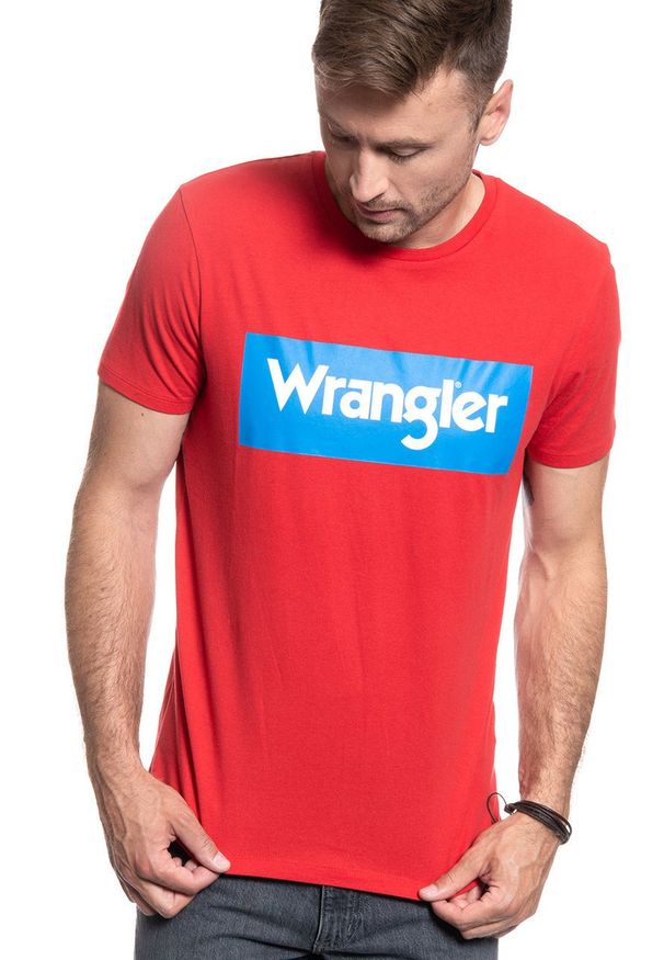 Wrangler - WRANGLER SS LOGO TEE FORMULA RED W742FKXWO 112131089