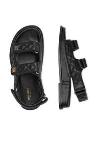Nine West Sandały V1557-703-1 Czarny. Kolor: czarny. Materiał: materiał #2