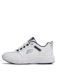 skechers - Skechers Sneakersy Skechers Oak Canyon-Redwick Biały. Kolor: biały. Materiał: skóra