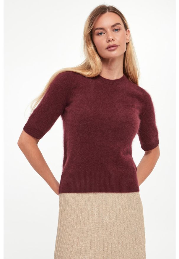 Marella - Sweter damski wełniany Jim MARELLA MONOHROME. Materiał: wełna
