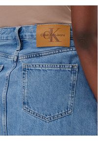 Calvin Klein Jeans Spódnica jeansowa J20J225192 Niebieski Regular Fit. Kolor: niebieski. Materiał: bawełna #4