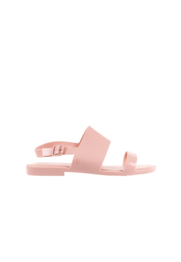 melissa - Sandały Melissa Classy Ad Light Pink, Róż, Guma - 35-36. Zapięcie: pasek. Kolor: różowy. Materiał: tworzywo sztuczne. Wzór: paski. Obcas: na obcasie. Wysokość obcasa: niski