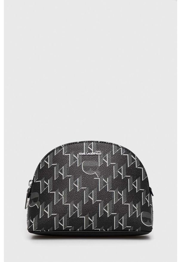 Karl Lagerfeld kosmetyczka kolor czarny. Kolor: czarny
