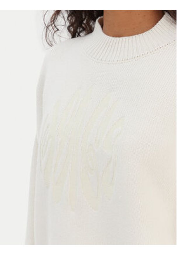 Hugo - HUGO Sweter Shelly B 50554217 Écru Oversize. Materiał: syntetyk