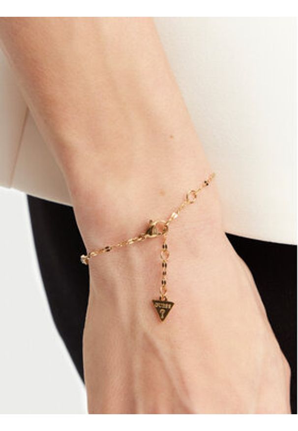 Guess Bransoletka JUBB05138JW Złoty. Materiał: metalowe. Kolor: złoty