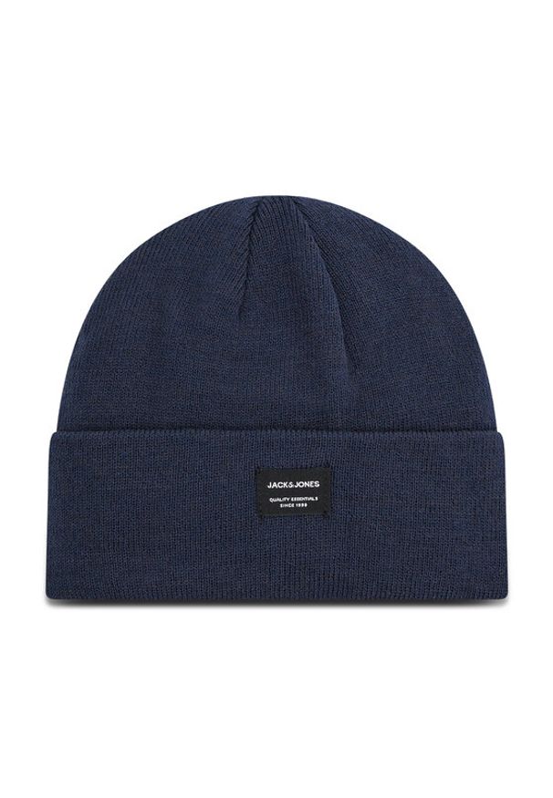 Jack & Jones - Jack&Jones Czapka Jacdna Beanie Noos 12092815 Granatowy. Kolor: niebieski. Materiał: materiał