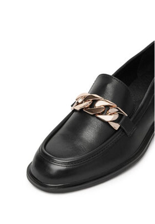 DeeZee Loafersy 13293-8 Czarny. Kolor: czarny. Materiał: skóra