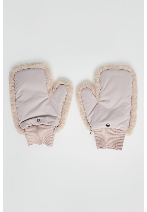 Rękawiczki damskie futrzane DIEGO M. Materiał: futro
