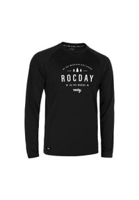 ROCDAY - Koszulka rowerowa męska MTB Rocday Jersey Patrol Sanitized®. Kolor: czarny. Materiał: jersey