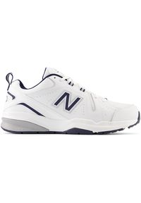 Buty męskie New Balance MX608EN5 – białe. Okazja: na co dzień. Kolor: biały. Materiał: syntetyk, materiał. Szerokość cholewki: normalna. Sezon: lato