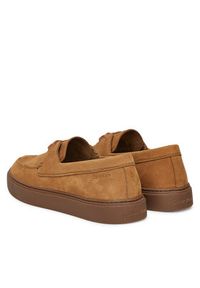 Calvin Klein Półbuty Hybrid Lace Up Boat Nu HM0HM01892 Brązowy. Kolor: brązowy. Materiał: zamsz, skóra #3