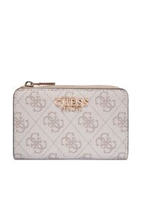 Guess Mały Portfel Damski Laurel II Slg SWSG74 59156 Beżowy. Kolor: beżowy. Materiał: skóra