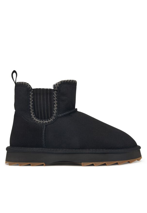 EMU Australia Śniegowce Higgie W13198 Czarny. Kolor: czarny. Materiał: skóra