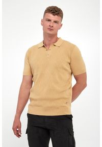 Karl Lagerfeld - Polo męskie w romby KARL LAGERFELD. Typ kołnierza: polo #1