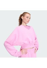 Adidas - adidas Bluza Soft Lux KA7016 Różowy Loose Fit. Kolor: różowy. Materiał: syntetyk #2