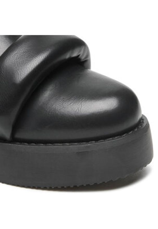 Jenny Fairy Botki HZ90162-2 Czarny. Kolor: czarny. Materiał: skóra