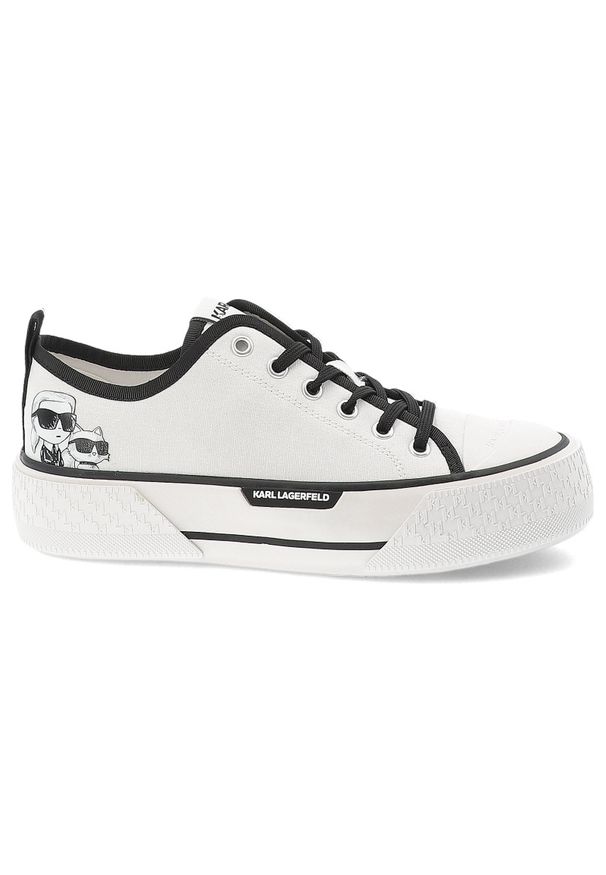 Białe Trampki Karl Lagerfeld Edycja Limitowana Premium. Okazja: na co dzień. Kolor: biały. Szerokość cholewki: normalna. Styl: elegancki, casual, klasyczny