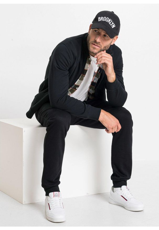 bonprix - Spodnie sportowe (2 pary). Kolor: szary. Styl: sportowy