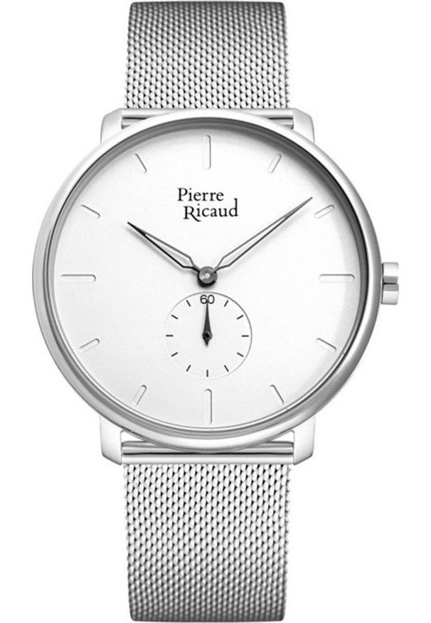 Zegarek Pierre Ricaud Zegarek męski Pierre Ricaud P97168.5113Q srebrny. Kolor: srebrny