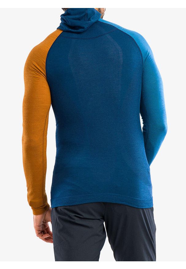 ORTOVOX - Bluza termoaktywna Ortovox 120 Competition Light Hoody. Kolor: niebieski