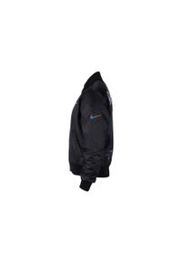 Nike - Kurtka męska nike nba brooklyn nets city edition courtside jacket black. Kolor: czarny. Materiał: poliester. Sport: bieganie